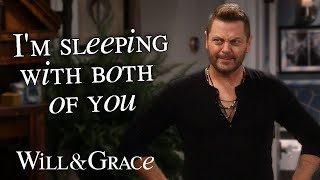 Everyone thirsting over Nick Offerman in Will &amp; Grace | Will &amp; Grace