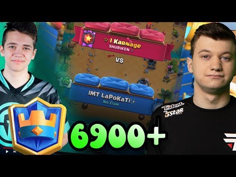 🔥Lapokati vs Karnage  👈6900+ Mortar DECK gameplays - Clash Royale