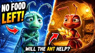 The Grasshopper and the Ant: No Food Left! 😱 | Emotional Animated Story for Kids MQDEFAULT Thumbnail