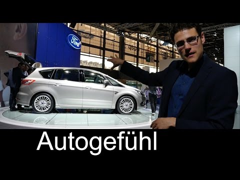 2015 all-new Ford S-MAX world premiere MPV with tour of exterior interior & interview