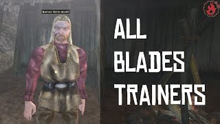 All Blades Trainers - their locations and gifts