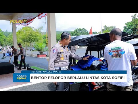 POLDA MALUT INISIASI BENTOR JADI PELOPOR BERLALU LINTAS DI KOTA SOFIFI