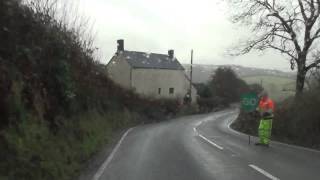 preview picture of video 'Butlins Minehead Part of our Journey Road Works for Drains near Minehead  2nd January 2013.mp4'