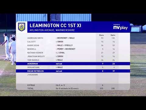 Leamington CC 1st XI Vs Stourbridge CC