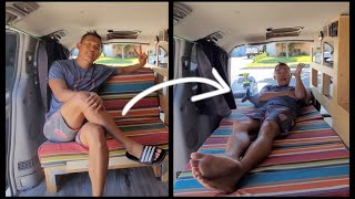 Van Conversion: Innovative Folding Sofa Bed Solution!