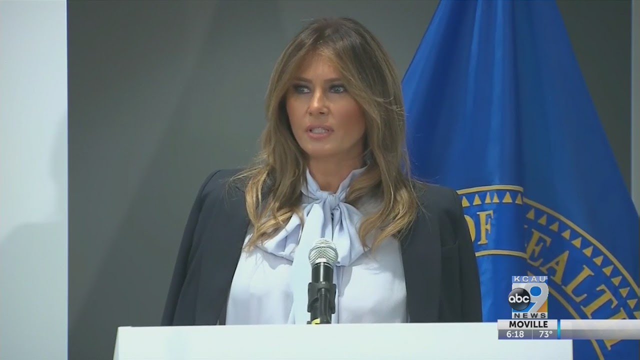 Melania Trump speaks out against cyber-bullying