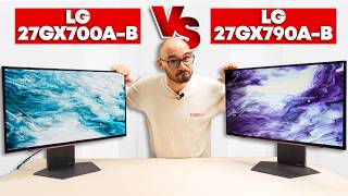 Video: LG 27GX700A-B vs LG 27GX790A-B: New RGB Tandem OLED Is Brighter!
