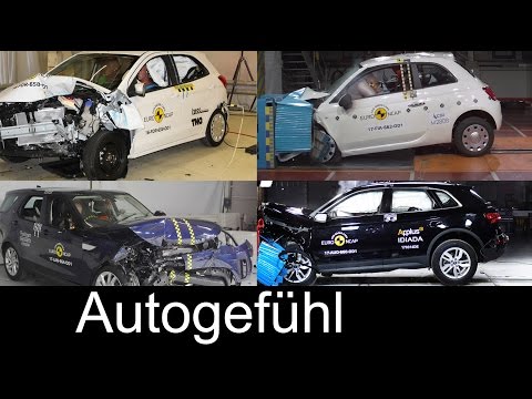 New Crash Tests: Audi Q5 vs. Land Rover Discovery & Fiat 500 vs. Ford Ka+ Euro NCAP - Autogefühl