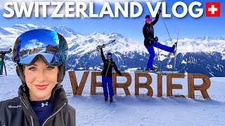VERBIER SWITZERLAND🇨🇭| luxury ski vacation, extreme ski accident + travel vlog