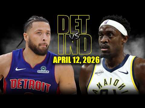 Detroit Pistons vs Indiana Pacers Full Game Highlights – April 12, 2026 | NBA Season