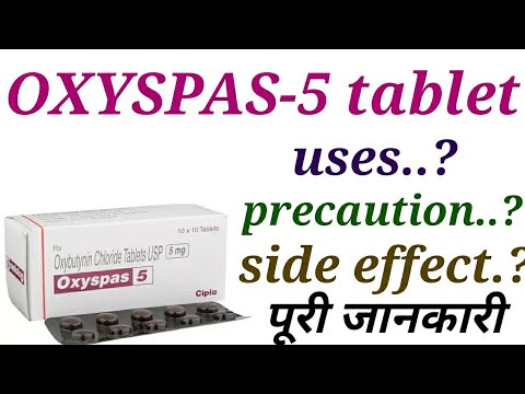 Oxyspas oxybutynin 5mg tablet