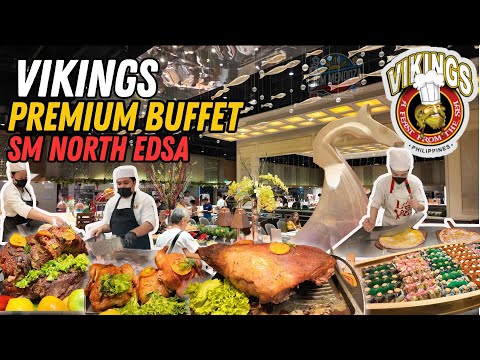[4K] VIKINGS LUXURY BUFFET FOOD TOUR AT SM NORTH EDSA | Ultimate All-You-Can-Eat Experience!