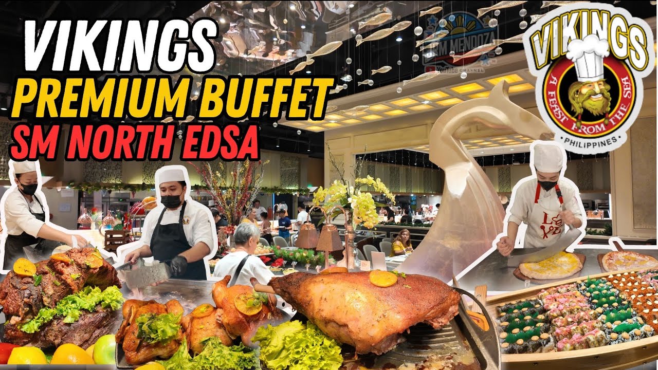 [4K] VIKINGS LUXURY BUFFET FOOD TOUR AT SM NORTH EDSA | Ultimate All-You-Can-Eat Experience!
