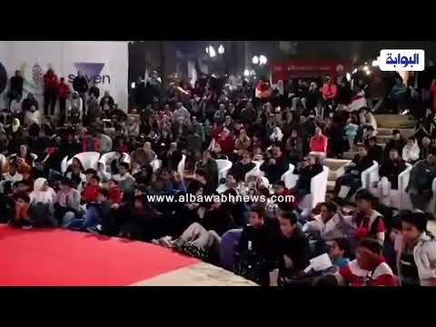 احتشاد جماهيري وفرحة جنونية بهدف محمد صلاح من مركز شباب الجزيرة