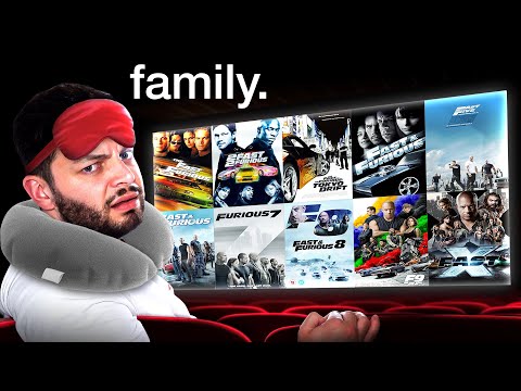 I watched EVERY Fast & Furious Movie WITHOUT SLEEPING