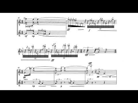 Toshio Hosokawa: Atem-Lied for solo bass flute (1997/2003) with score