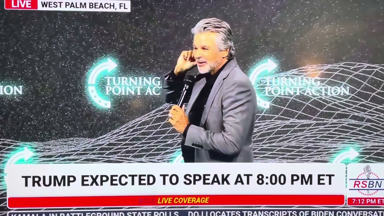 Jentezen Franklin Speaks atTPUSA Faith's Believers' Summit in West Palm Beach, FL 7/26/24