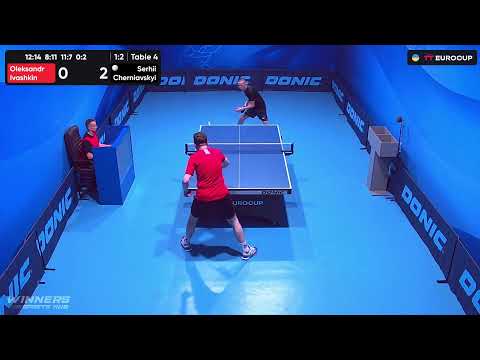 19:40 Oleksandr Ivashkin  -Serhii Cherniavskyi 24.07.2023 TT Euro.Cup Ukraine  Star. TABLE 4