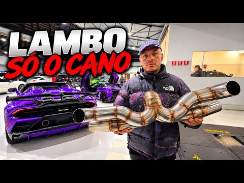 LEVEI A LAMBORGHINI PRA TROCAR O ESCAPAMENTO