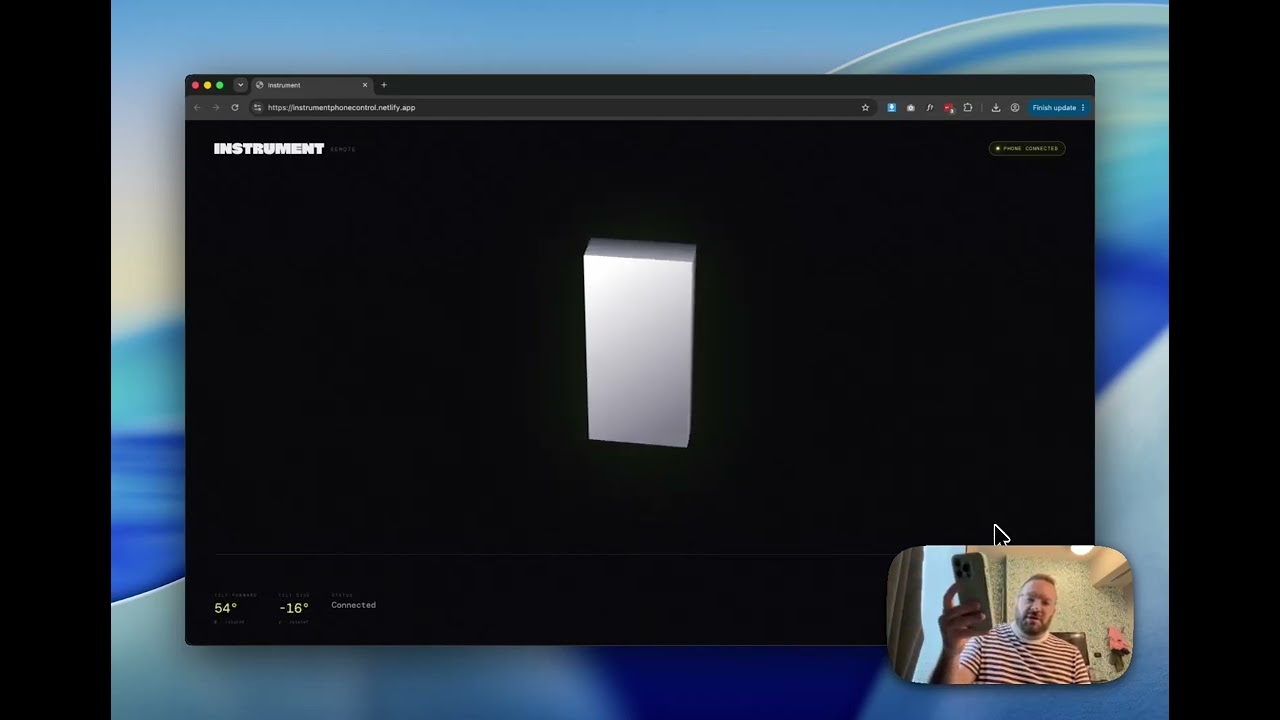 Video thumbnail for Phone as 3D Controller