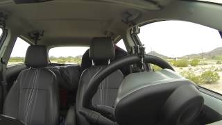 preview picture of video 'Kord's Towing hooks Chevrolet Spark up for a Flatbed Ride from Ajo to Yuma, Arizona, GOPR7095'