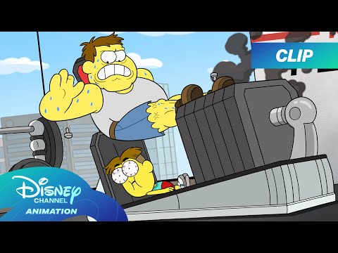 Cricket’s Trapped in the Gym! 😱 | Big City Greens | @disneychannelanimation