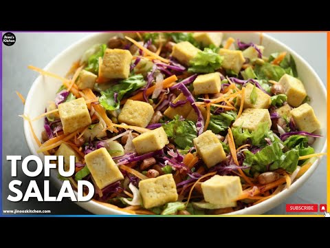 Tofu salad recipe | Protein rich Salad recipe| Tofu, Peanuts and Sprouts Healthy Breakfast salad #29