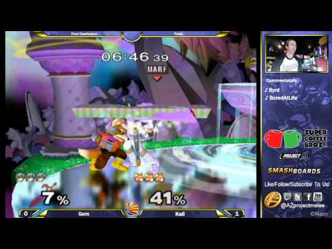 FD Melee: Gem (Marth) vs Kali (Fox) Pools