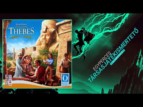 Egyperces társasjátékismertető | #16. Thebes - Game-Obscura