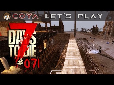 7 DAYS TO DIE #071 • Zweiter Schutzwall • 7D2D Gameplay German Lets Play Deutsch