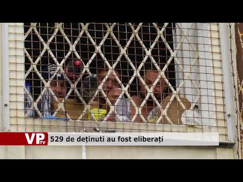 529 de deținuți au fost eliberați
