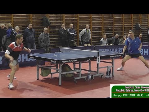 Sergey KURILCHIK vs Alexander ELINSON FINAL Raubichi, Belarus Open Championship Table Tennis