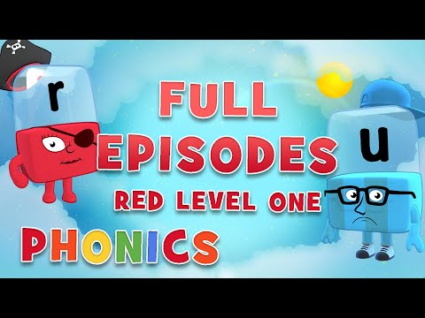 Alphablocks - Red Level One｜全集10-12｜#家庭教育｜和我一起學習閱讀#。 (Alphablocks - Red Level One | Full Episodes 10-12 | #HomeSchooling | Learn to Read #WithMe)
