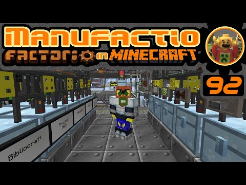 Jim in Manufactio Minecraft E92 - Logistics Sorter Complete(ish)!