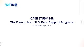 Download lagu YP70B Syndicate 3 - EBLA : The Economic of US Farm Support Programs mp3