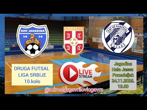 KMF JAGODINA-KMF MB NAMENSKA LUČANI Druga futsal liga Srbije 10.kolo
