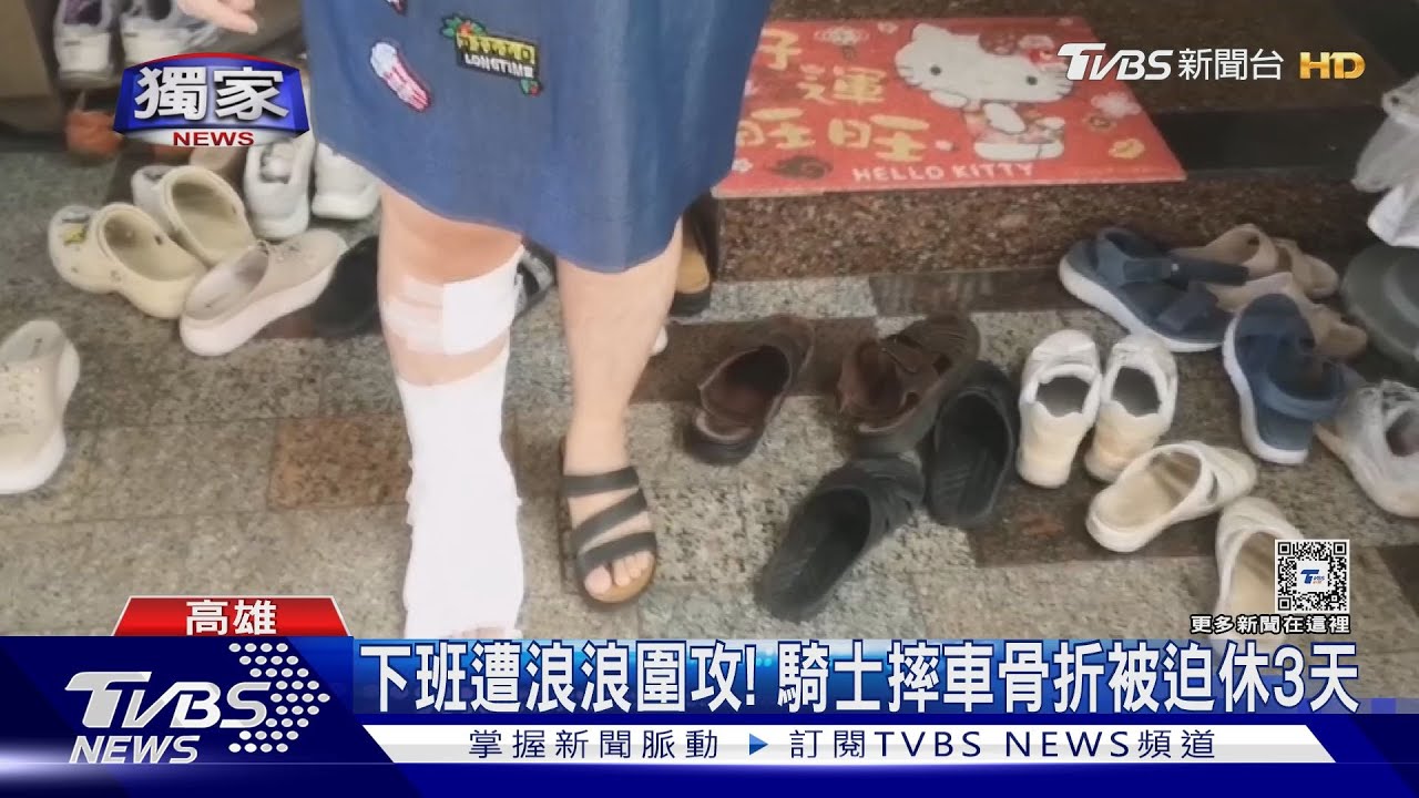 遭浪浪攻擊!難證實公務員「怠職」 摔車民眾骨折難求國賠