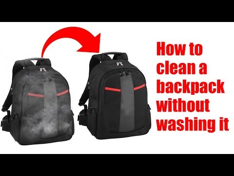 cleaning tumi backpack