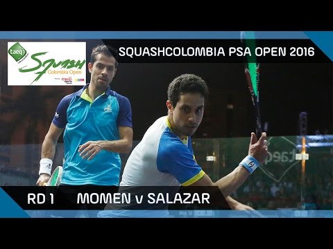 Squash: Momen v Salazar - SquashColombia PSA Open 2016 - Rd 1 Highlights