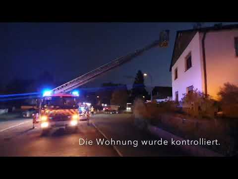 Rauch aus Wohnung (20.10.2020)