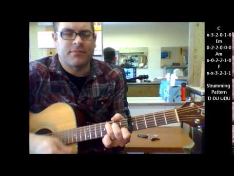 How to play Heroes (We Could Be) by Alesso on acoustic guitar (Made Easy)