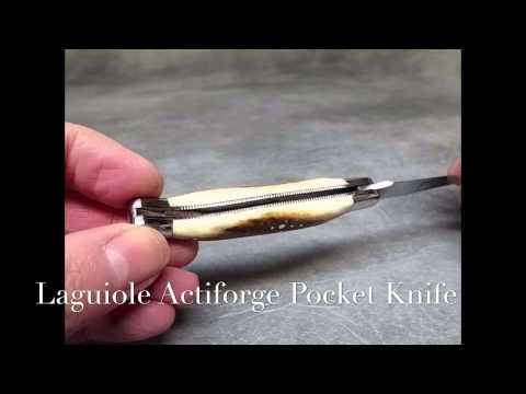 Laguiole Actiforge pocket knife.