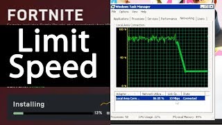 Limit Download Speed, Limit Bandwidth Usage in Windows