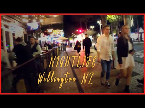NIGHTLIFE -- Wellington, New Zealand 【4K】