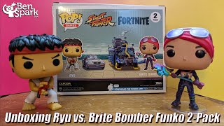 Unboxing Funko Street Fighter & Fortnite 2-Pack - Ryu & Brite Bomber