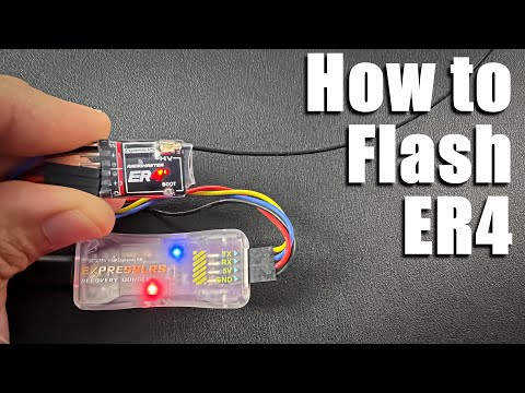 How-to Flash Radiomaster ER4 Express LRS Receiver with BetaFPV Dongle
