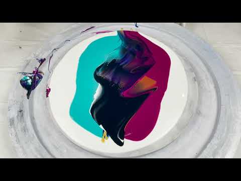 214. Sheleeart Australian Fluid Artist - Colour Explosion