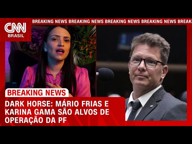 Mário Frias e Karina Gama são alvos de operação da PF sobre Dark Horse | CNN NOVO DIA