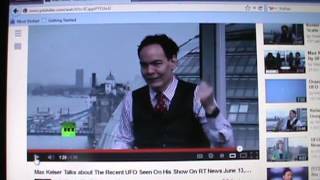 UFO ON MAX KEISER THEN HE ACTS WEIRD ABOUT IT