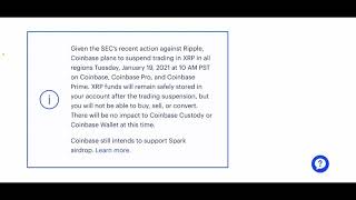 Ripple XRP Last Day Before Suspension On Coinbase!